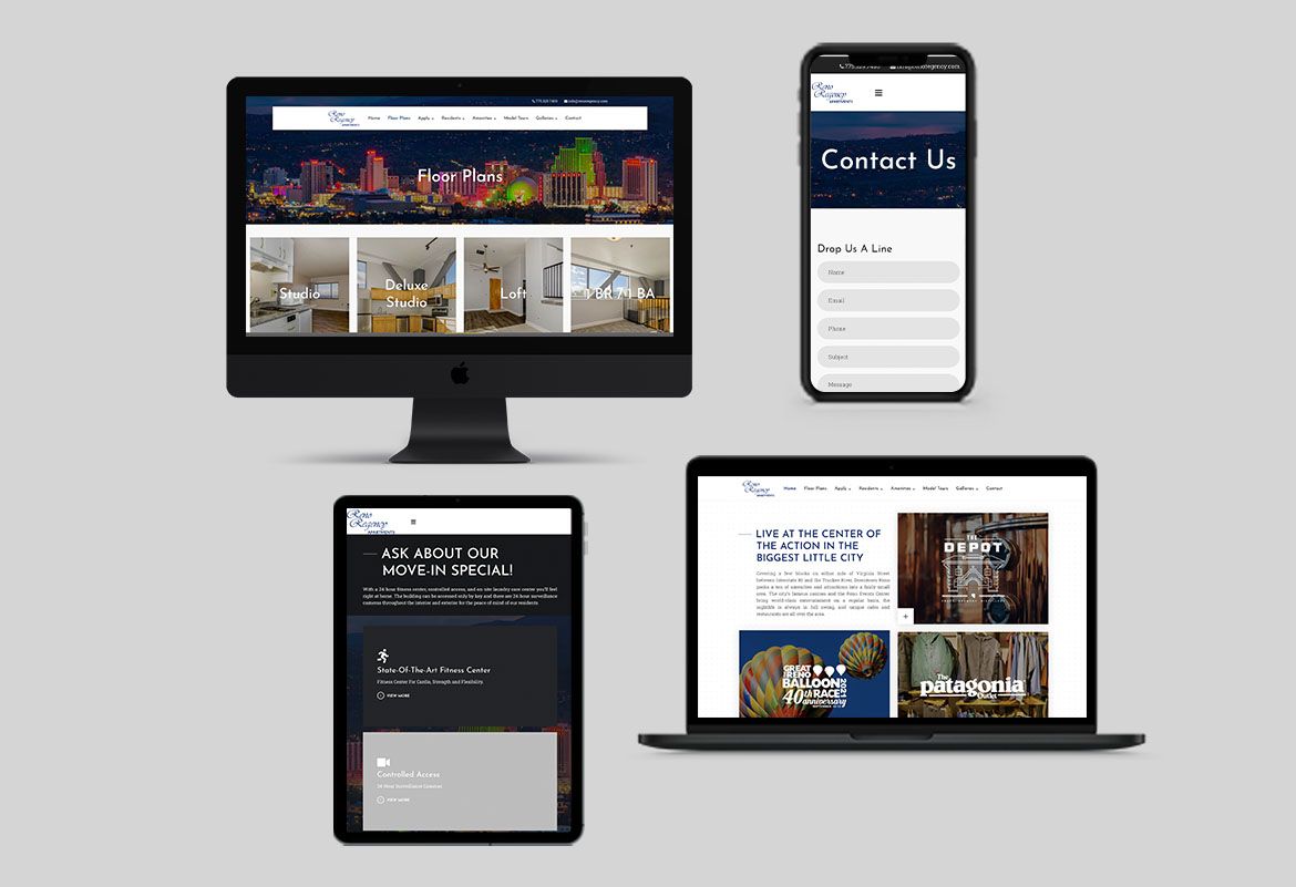 Reno Regency Apartments Responsive Web Image